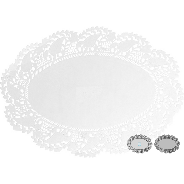 Naperon Oval White Paper